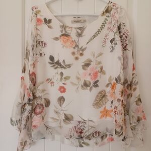 Floral Sheer Blouse
